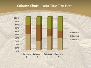 Sandy Imprint Beach PowerPoint Template