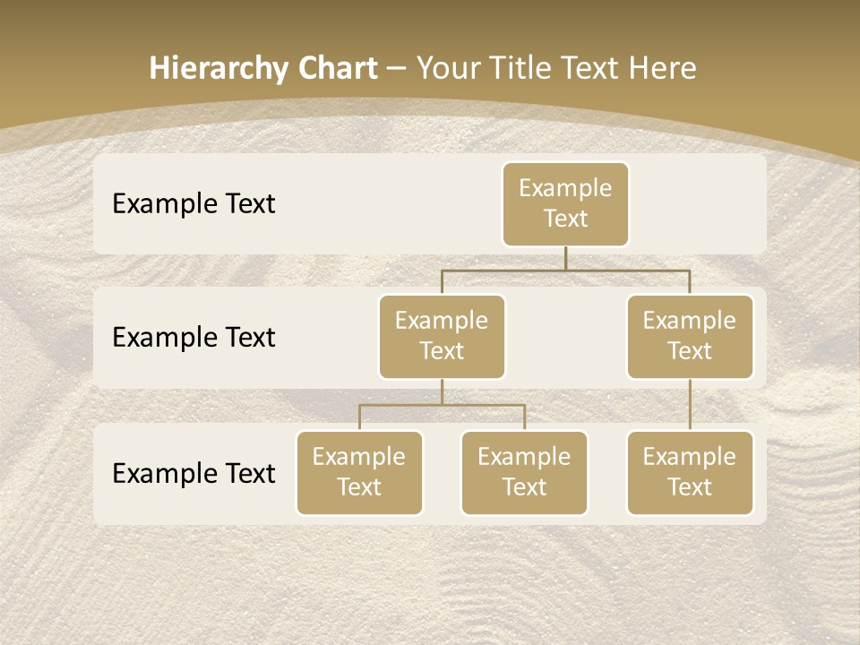 Sandy Imprint Beach PowerPoint Template