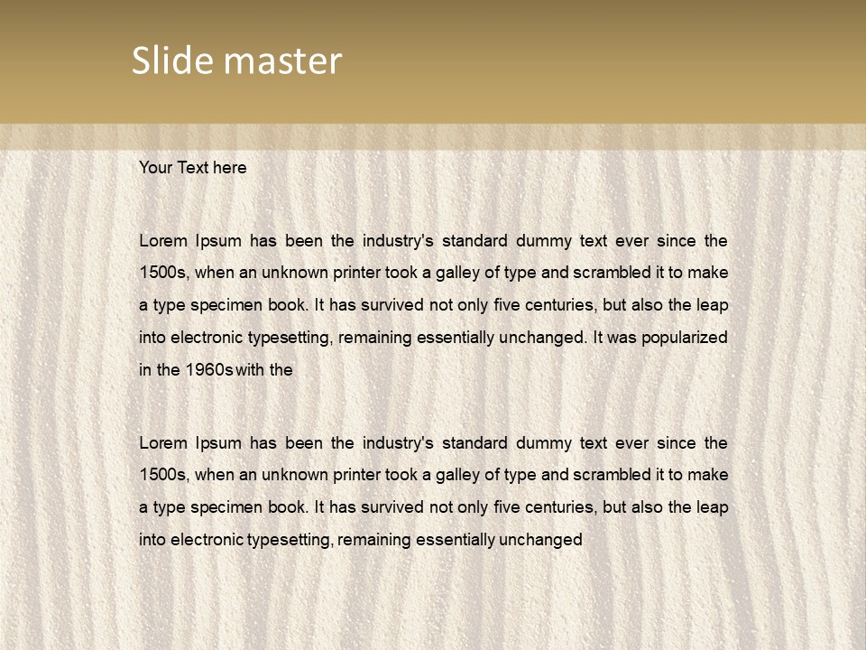 Coast Trace Land PowerPoint Template