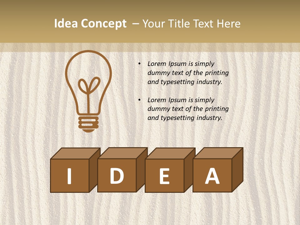 Coast Trace Land PowerPoint Template