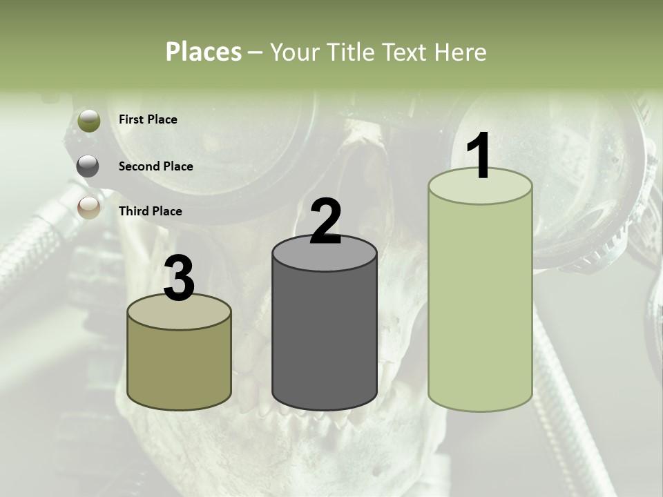 Skull Strange Grin PowerPoint Template