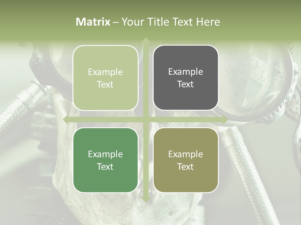 Skull Strange Grin PowerPoint Template