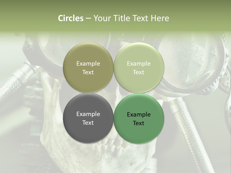 Skull Strange Grin PowerPoint Template