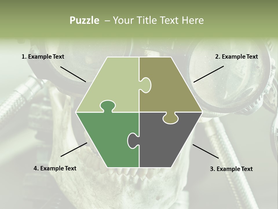 Skull Strange Grin PowerPoint Template