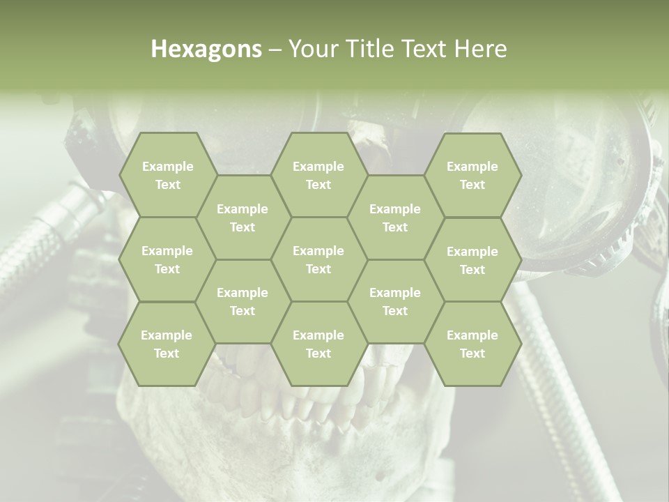 Skull Strange Grin PowerPoint Template