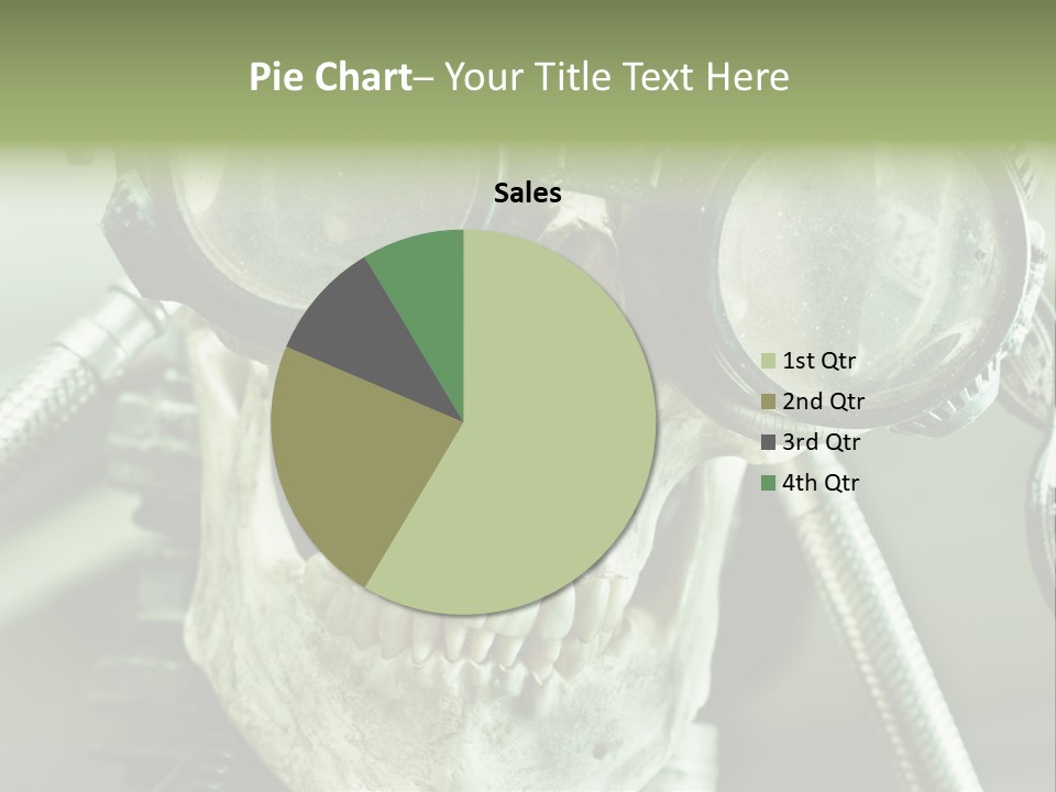 Skull Strange Grin PowerPoint Template