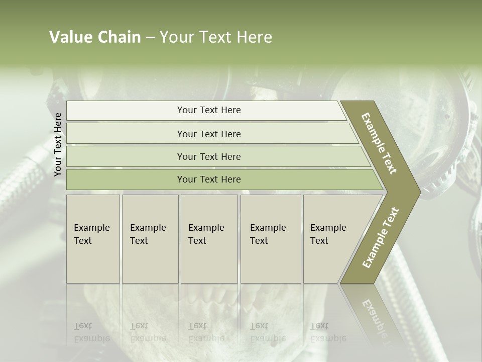 Skull Strange Grin PowerPoint Template