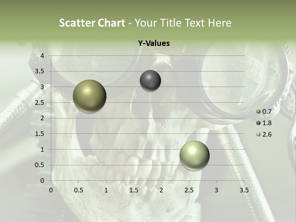 Skull Strange Grin PowerPoint Template