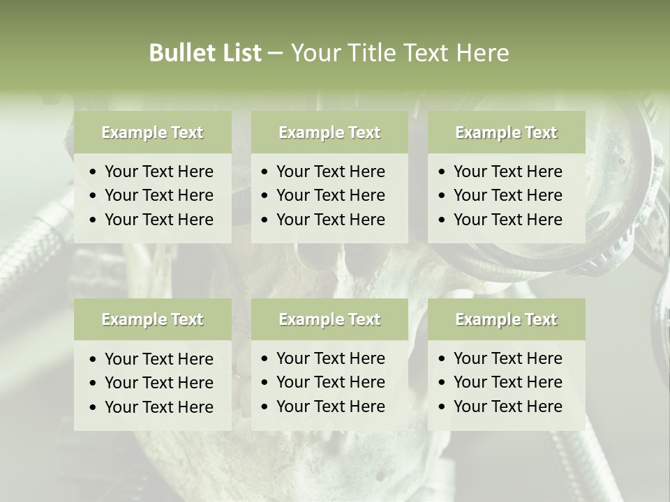 Skull Strange Grin PowerPoint Template