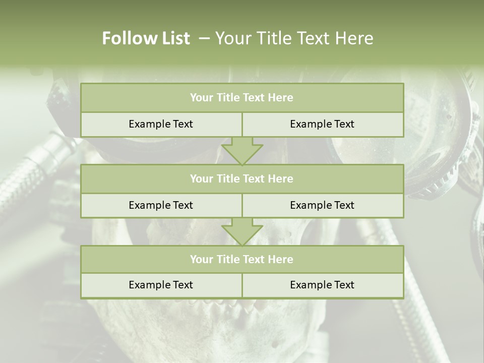 Skull Strange Grin PowerPoint Template