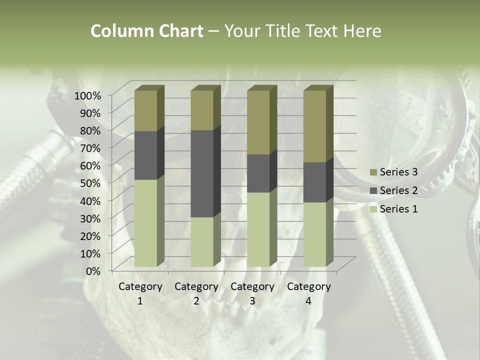 Skull Strange Grin PowerPoint Template