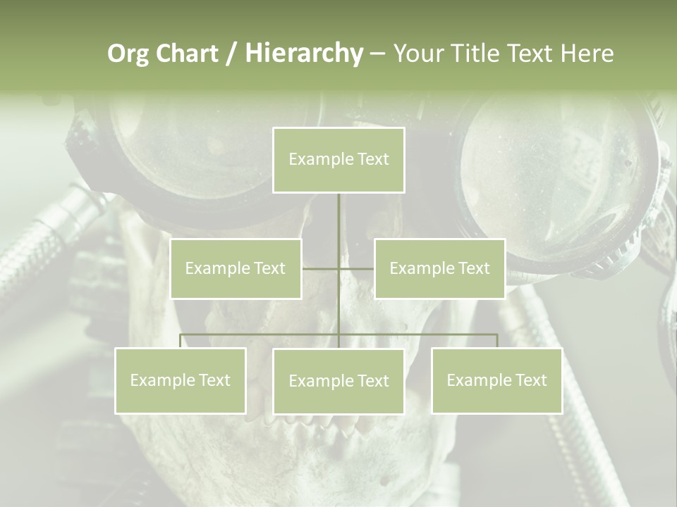 Skull Strange Grin PowerPoint Template