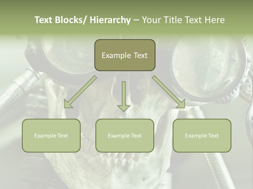 Skull Strange Grin PowerPoint Template
