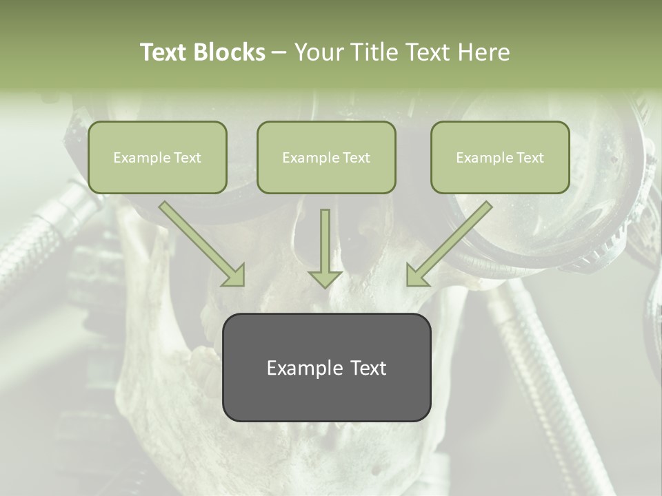 Skull Strange Grin PowerPoint Template