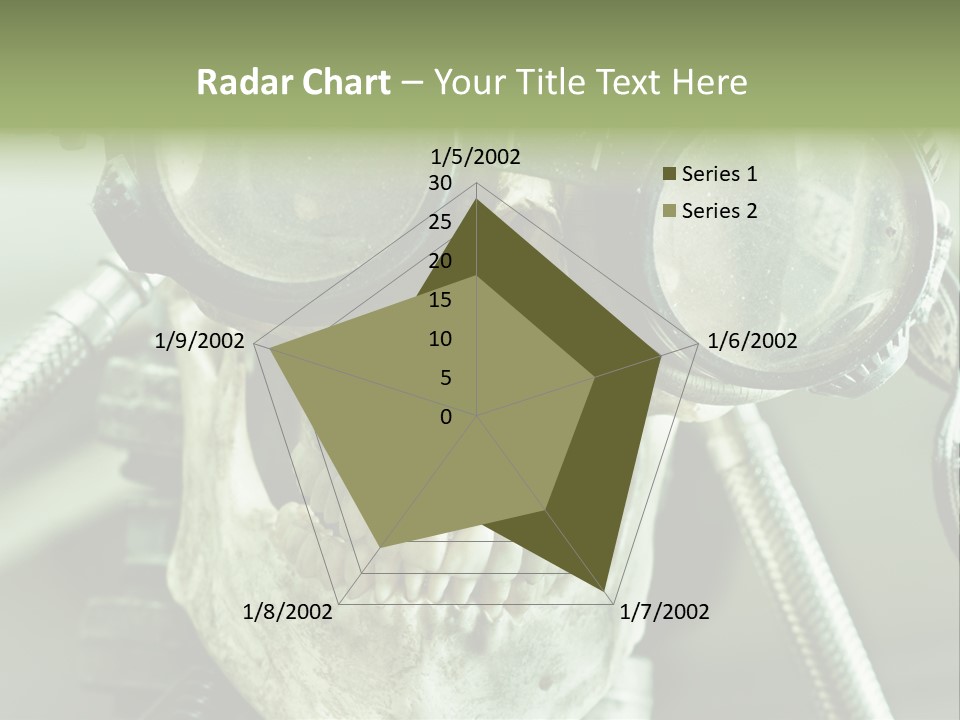 Skull Strange Grin PowerPoint Template