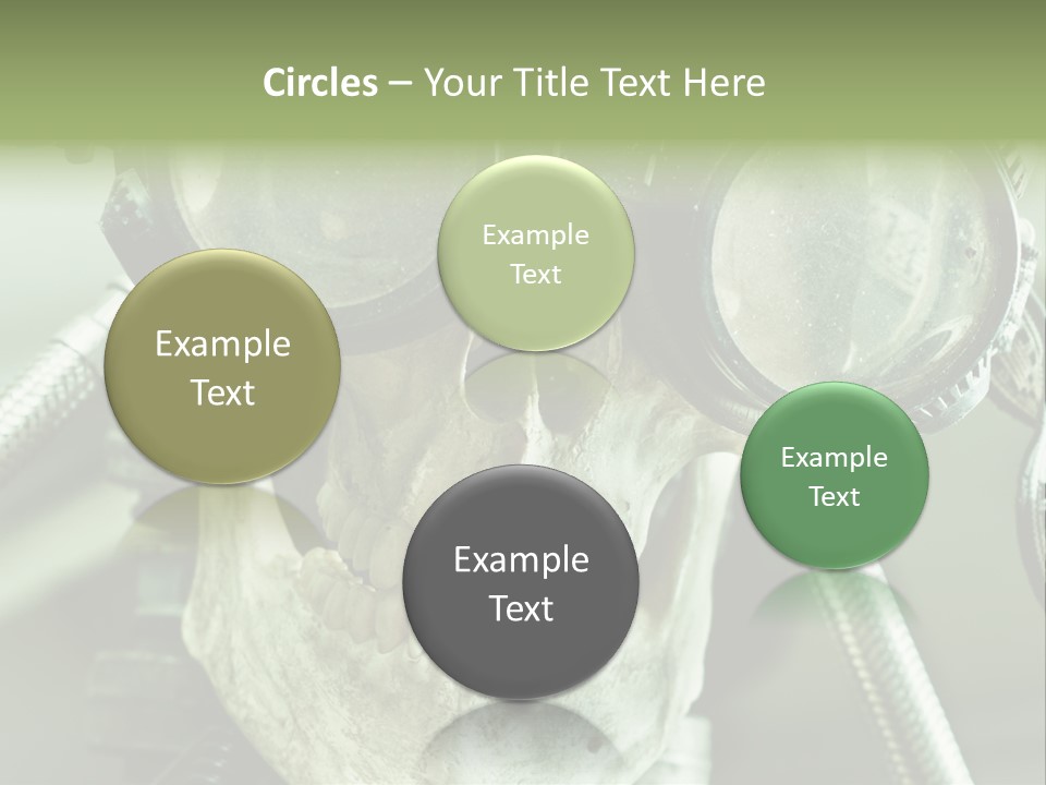 Skull Strange Grin PowerPoint Template