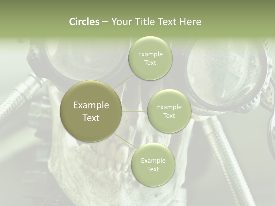 Skull Strange Grin PowerPoint Template