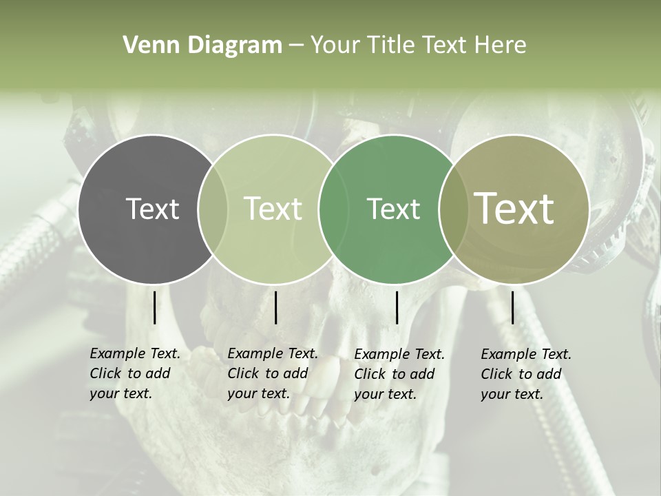 Skull Strange Grin PowerPoint Template