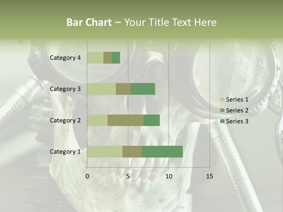 Skull Strange Grin PowerPoint Template