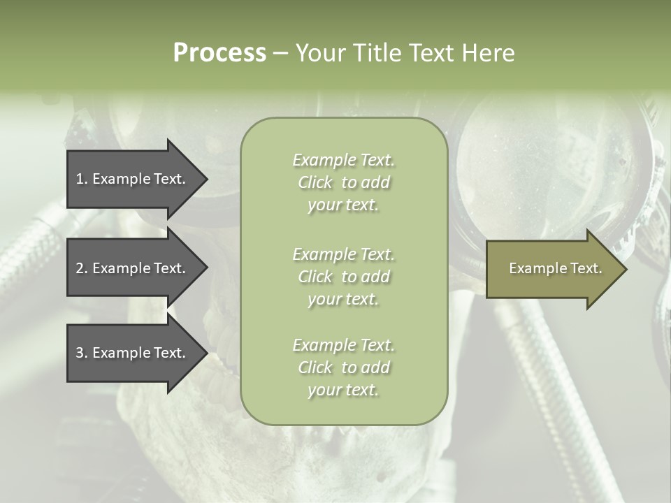 Skull Strange Grin PowerPoint Template