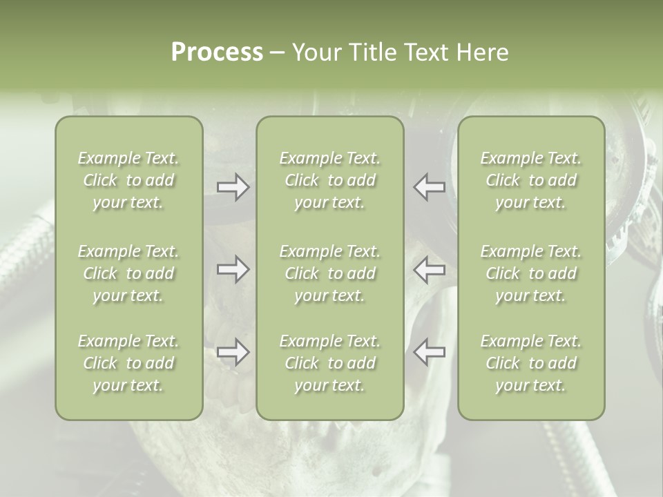 Skull Strange Grin PowerPoint Template