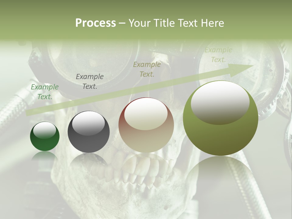 Skull Strange Grin PowerPoint Template