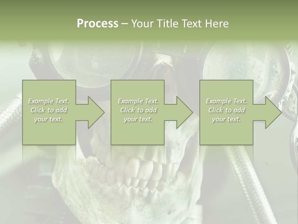 Skull Strange Grin PowerPoint Template