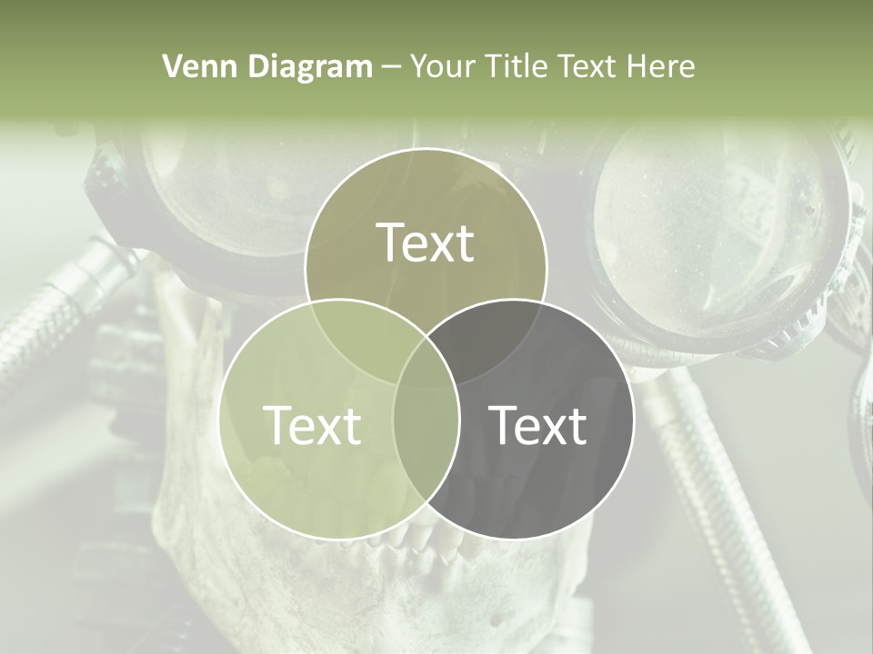 Skull Strange Grin PowerPoint Template