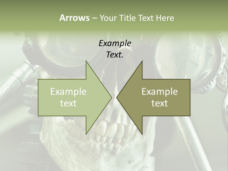 Skull Strange Grin PowerPoint Template