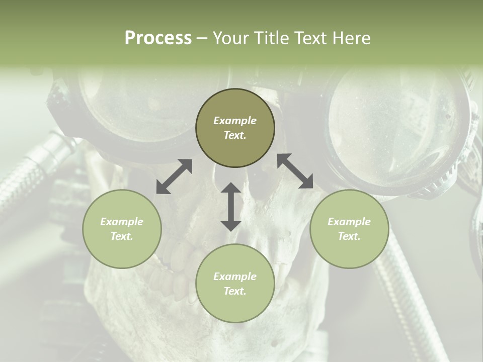 Skull Strange Grin PowerPoint Template