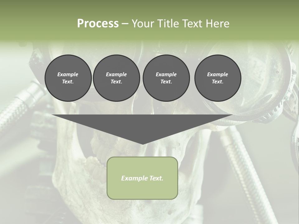 Skull Strange Grin PowerPoint Template