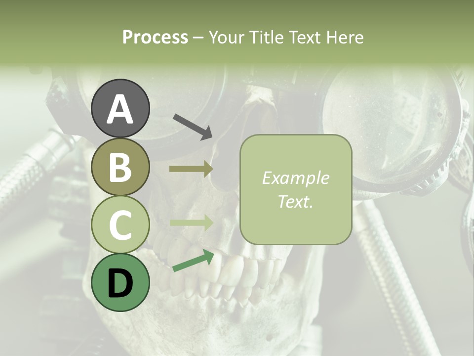 Skull Strange Grin PowerPoint Template