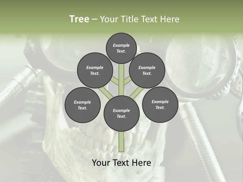 Skull Strange Grin PowerPoint Template