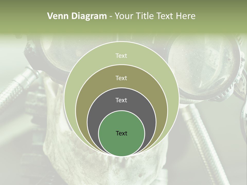 Skull Strange Grin PowerPoint Template
