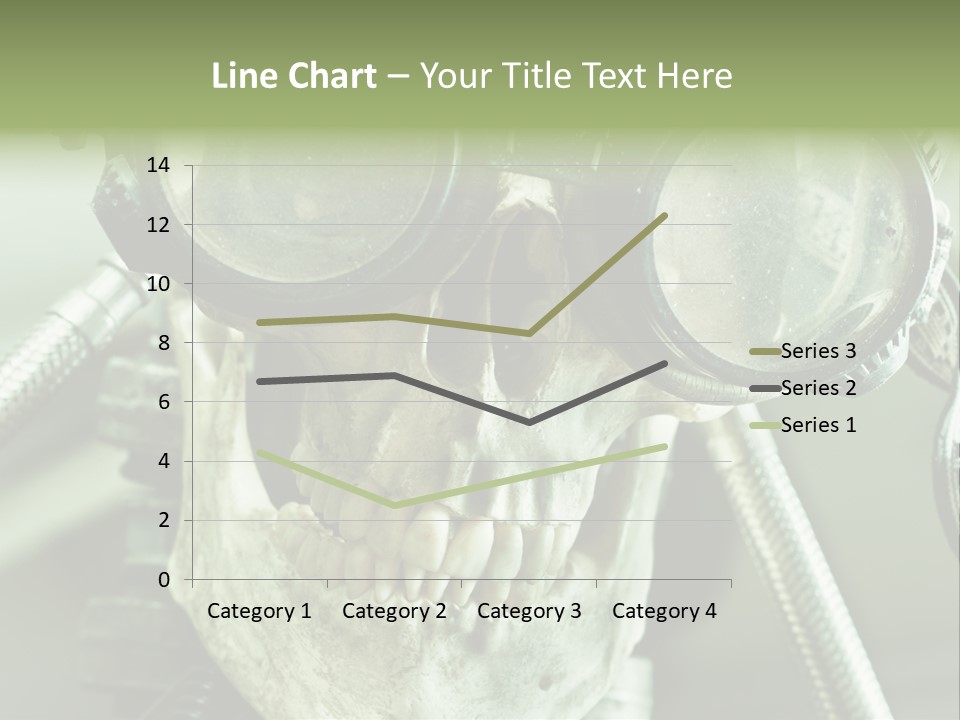 Skull Strange Grin PowerPoint Template