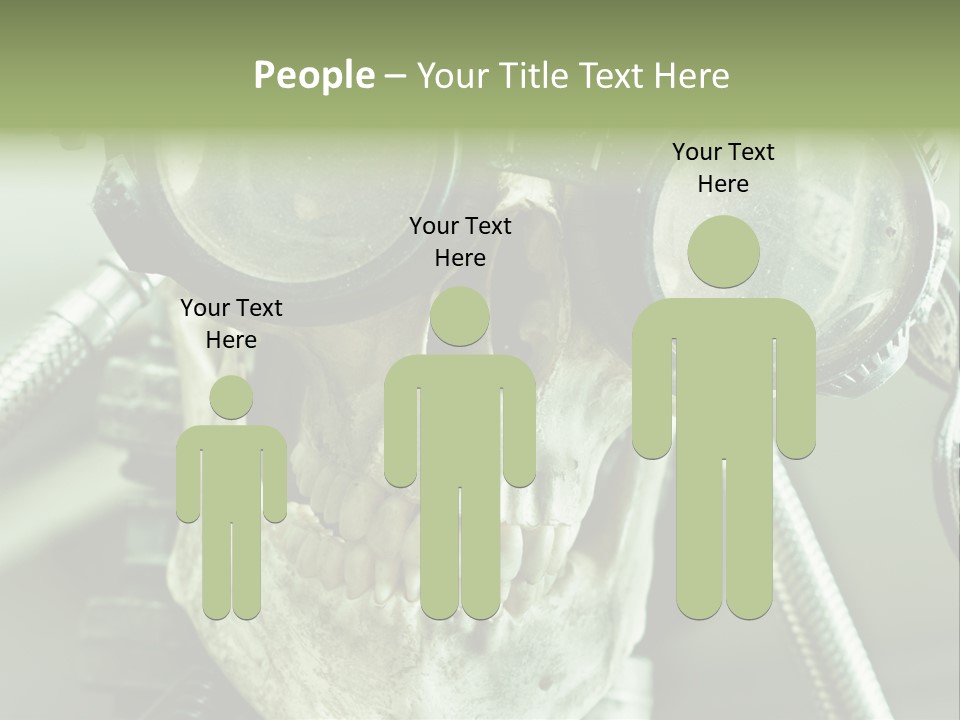 Skull Strange Grin PowerPoint Template