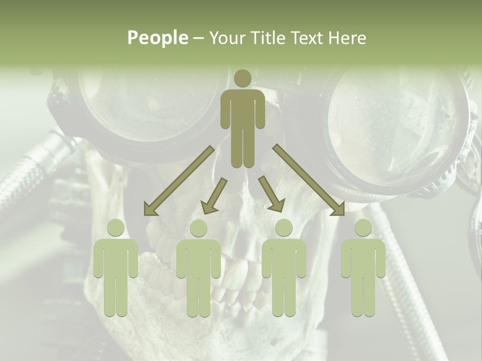 Skull Strange Grin PowerPoint Template