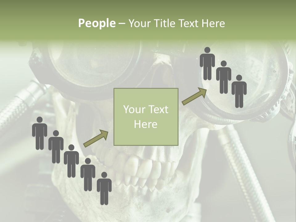 Skull Strange Grin PowerPoint Template