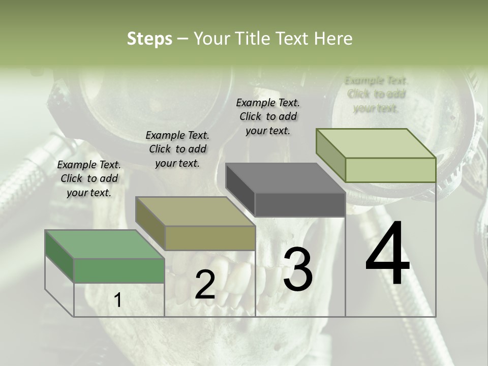 Skull Strange Grin PowerPoint Template