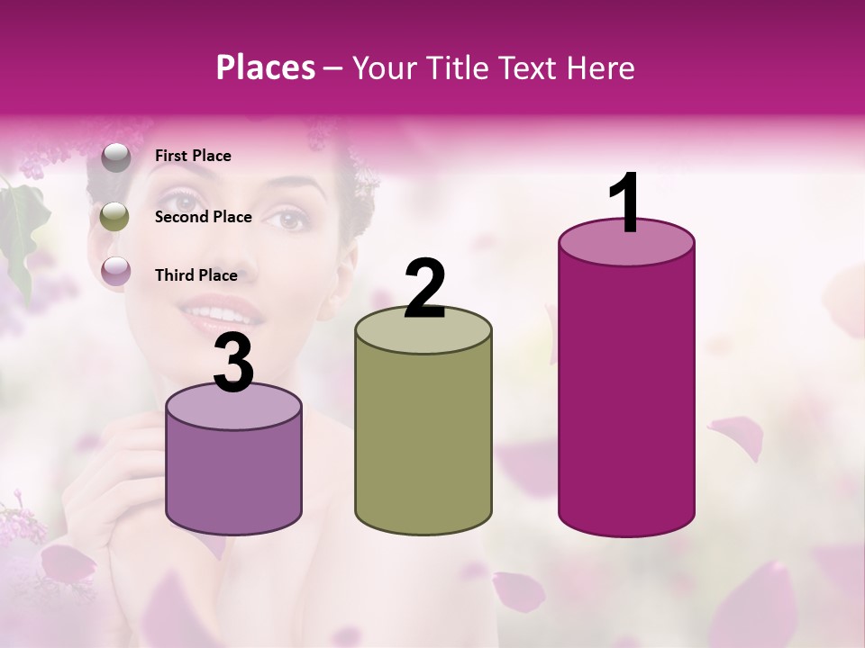 Attractive Female Natural PowerPoint Template