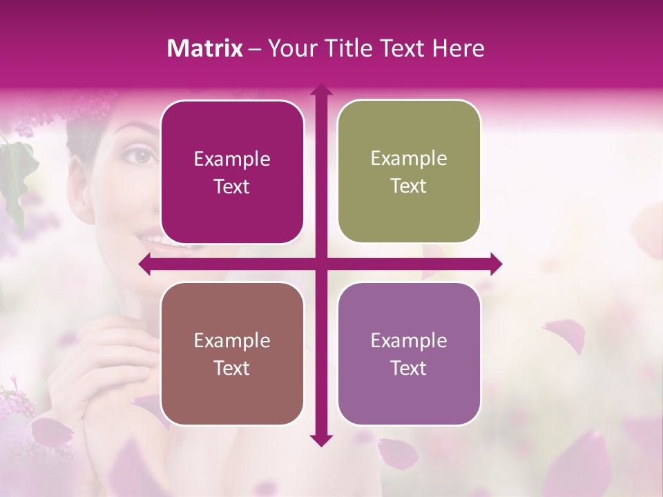 Attractive Female Natural PowerPoint Template