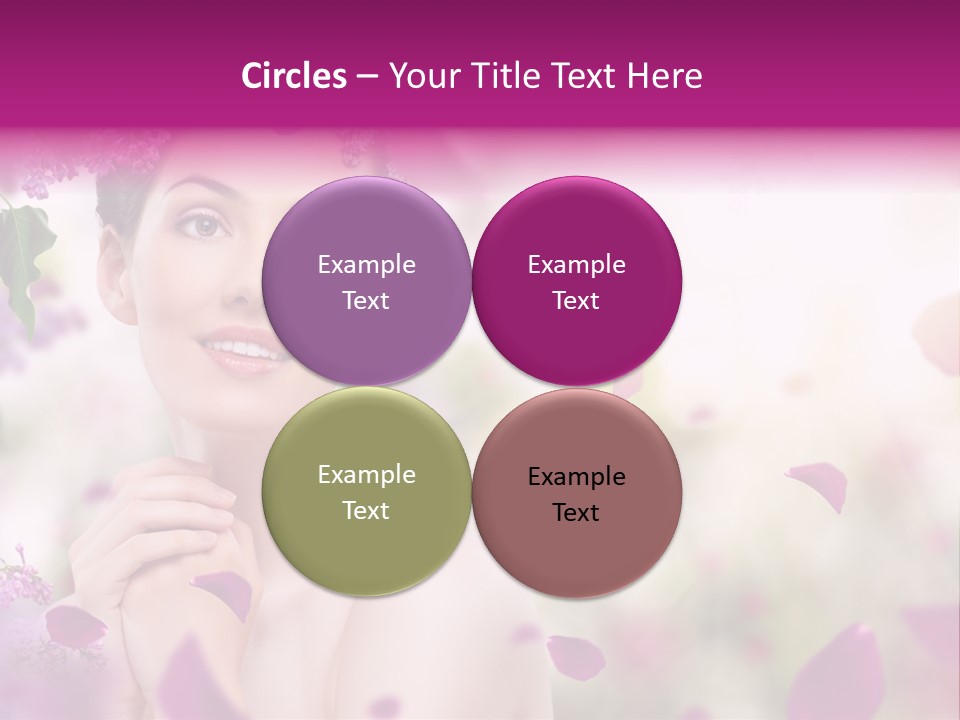 Attractive Female Natural PowerPoint Template