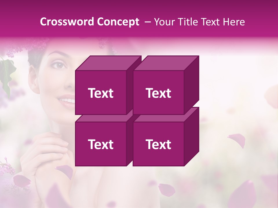 Attractive Female Natural PowerPoint Template