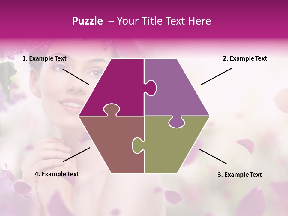 Attractive Female Natural PowerPoint Template