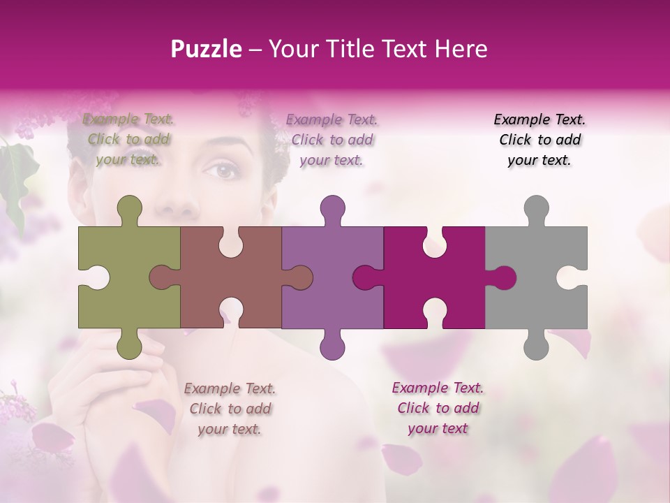 Attractive Female Natural PowerPoint Template