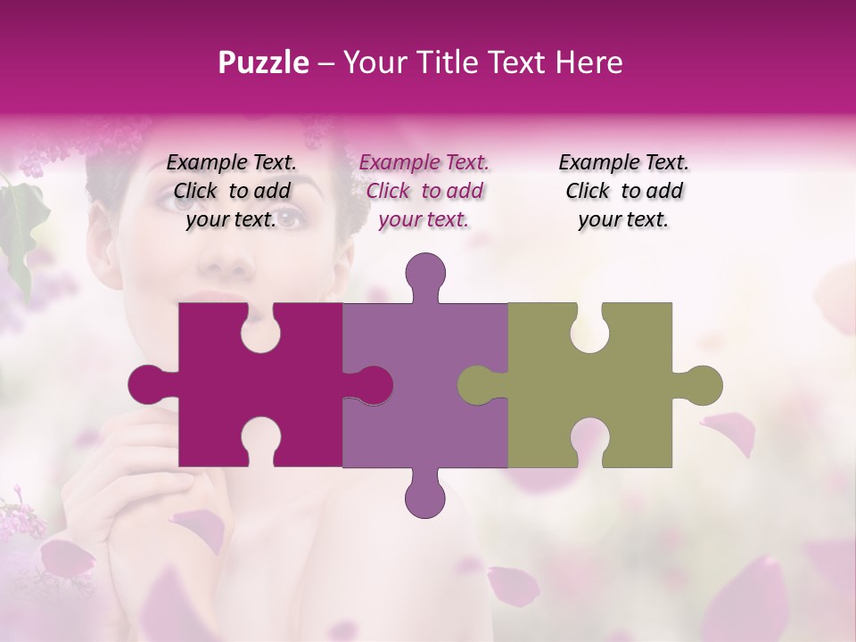 Attractive Female Natural PowerPoint Template