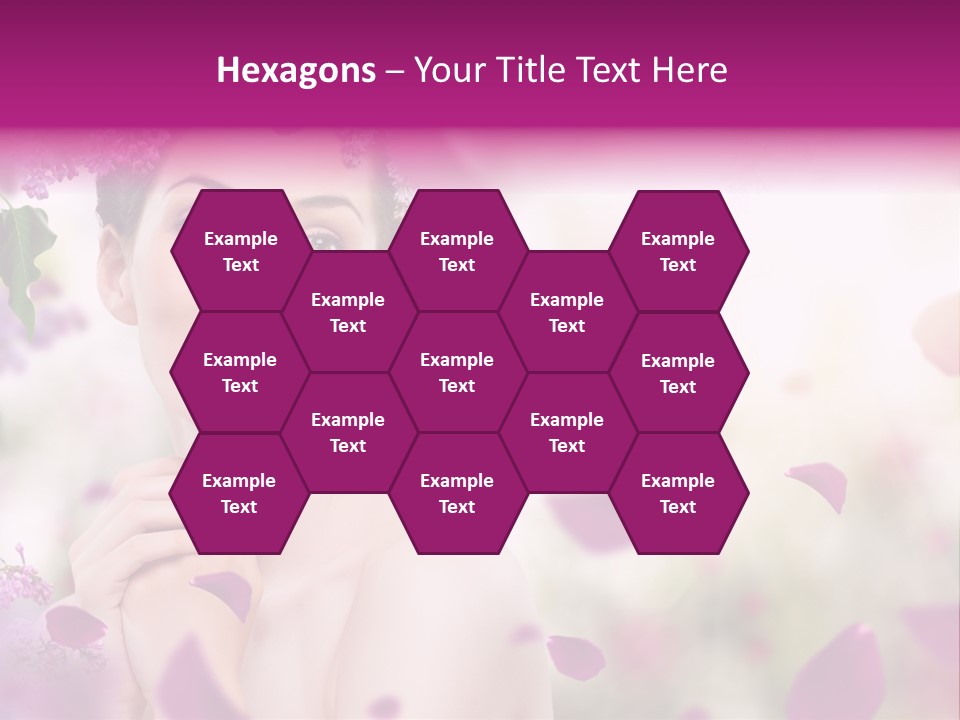 Attractive Female Natural PowerPoint Template