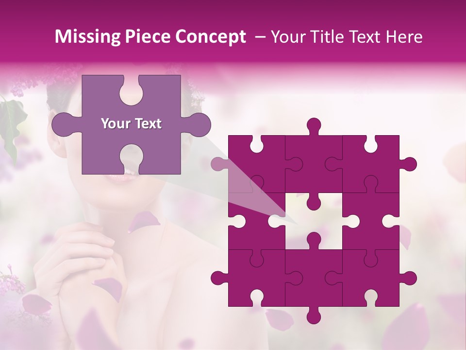 Attractive Female Natural PowerPoint Template