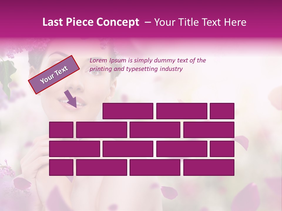 Attractive Female Natural PowerPoint Template