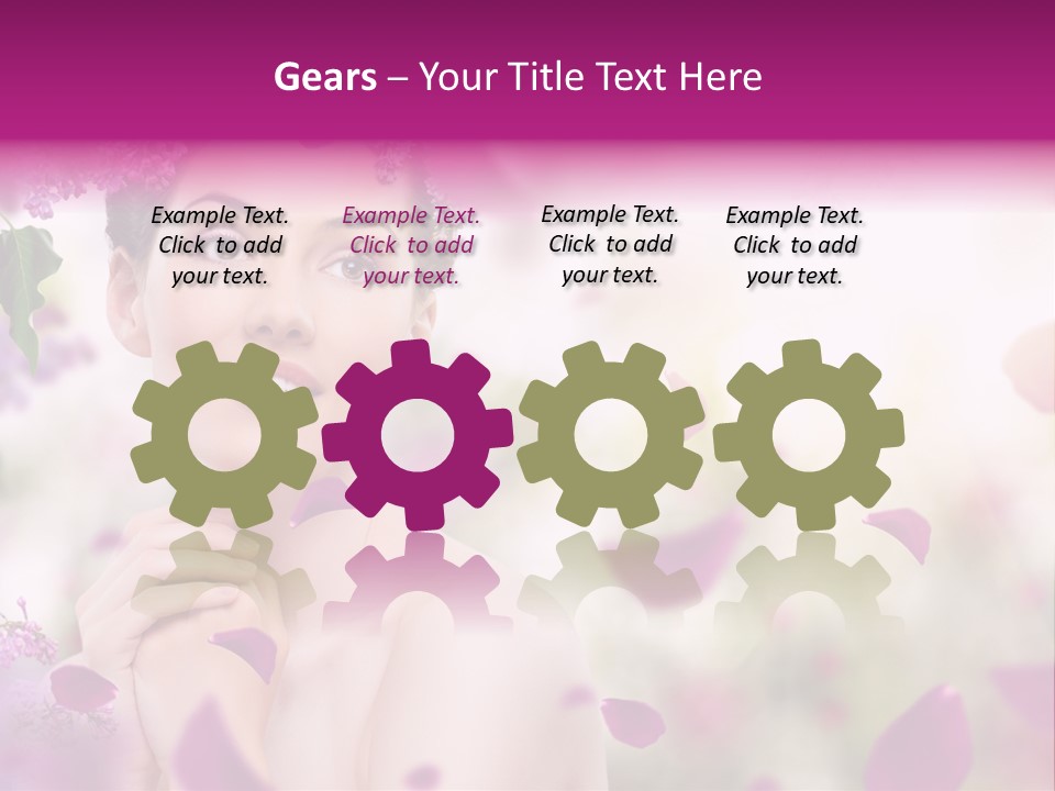 Attractive Female Natural PowerPoint Template